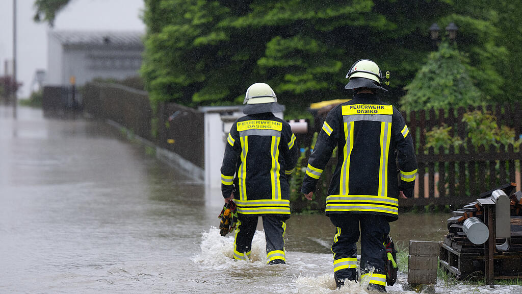 Überflutungen Deutschland nach Dauerregen