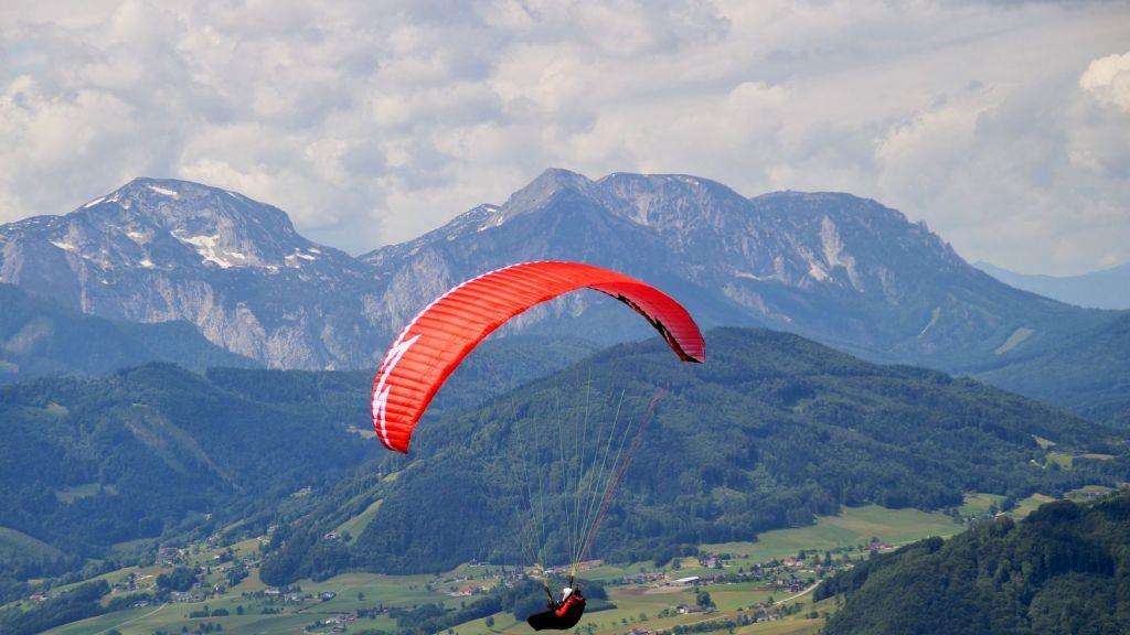 Paragleiten in Gmunden