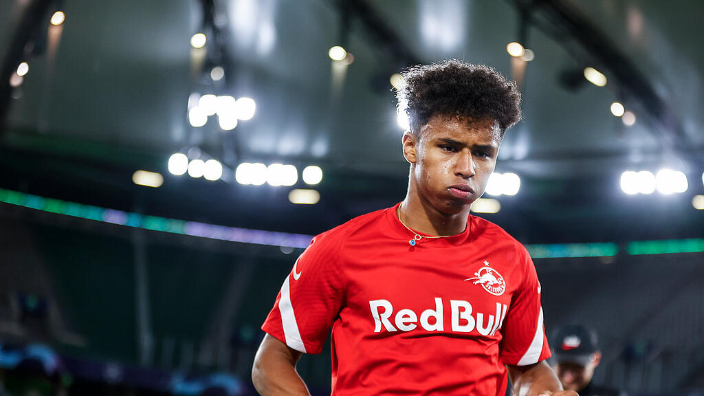 Red Bull Salzburg, Wolfsburg, Training, Adeyemi