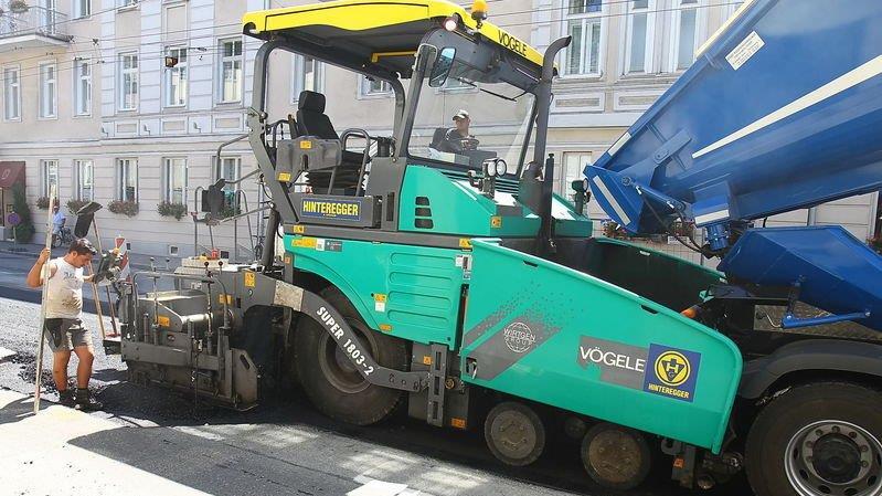Baustelle in der Schwarzstraße