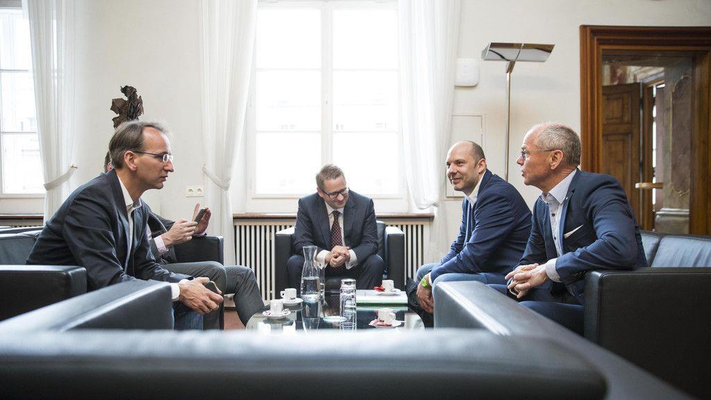 ÖVP-Sondierungsgespräche mit Grüne und NEOS
