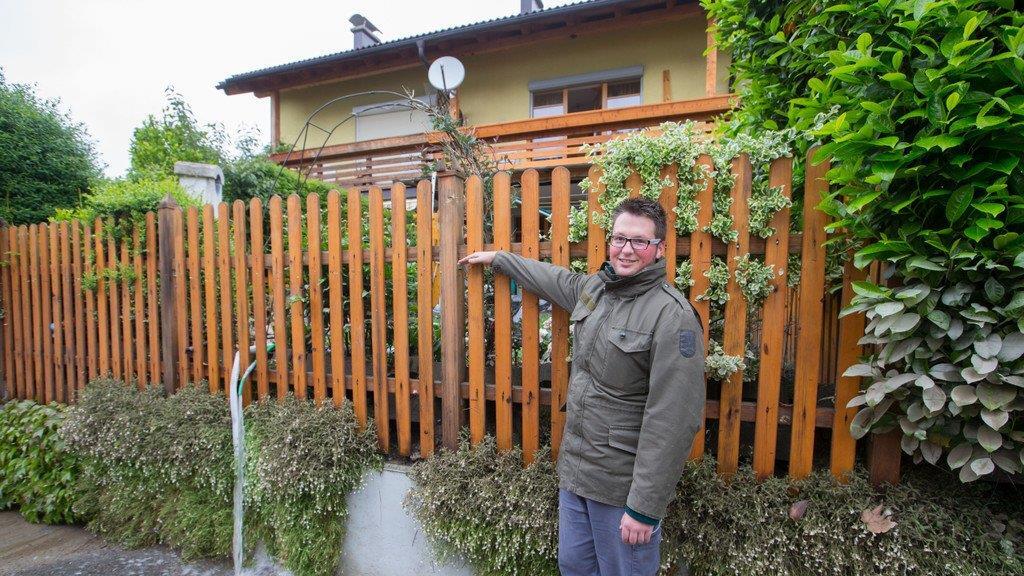 Aufräumarbeiten in Oberndorf, I