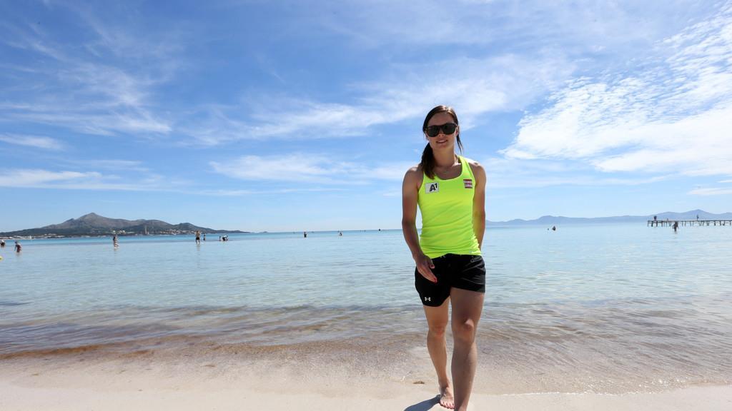 Anna Fenninger auf Mallorca