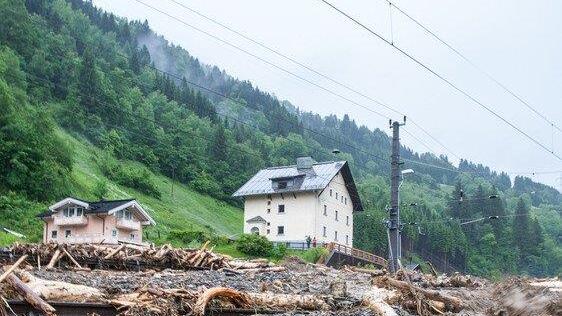 Murenabgänge im Pinzgau