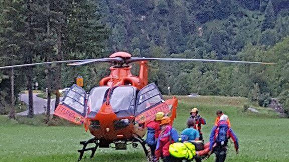 Bilder der Bergung Untersberg
