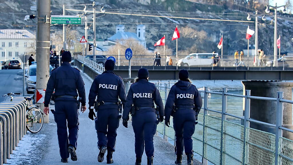 Corona-Demonstration in der Stadt Salzburg
