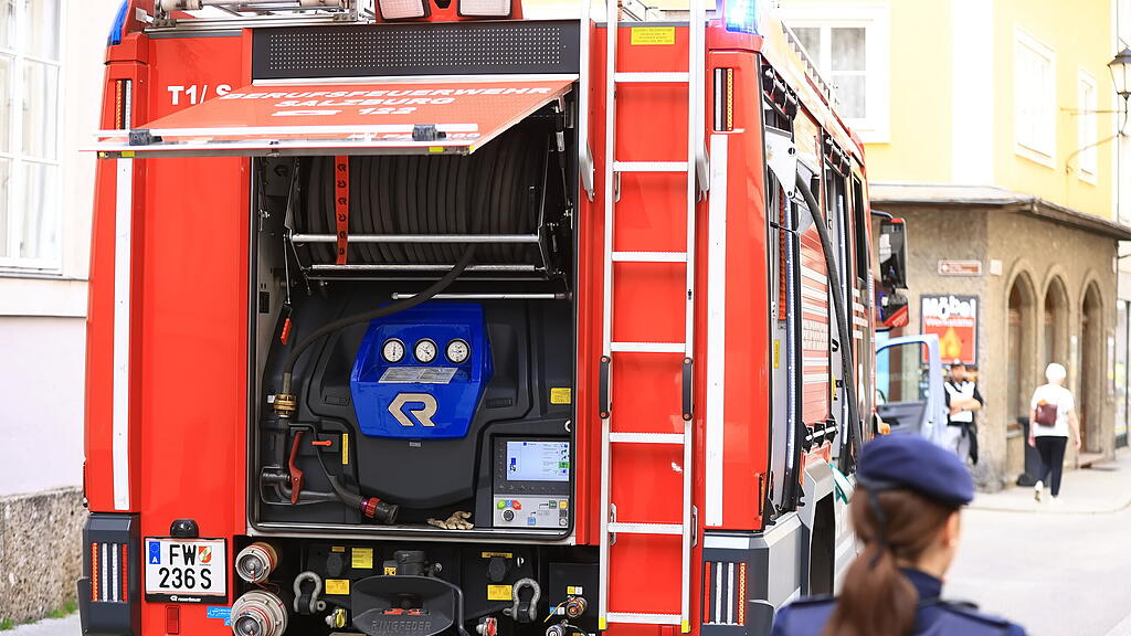 Brand in Salzburger Kaigasse
