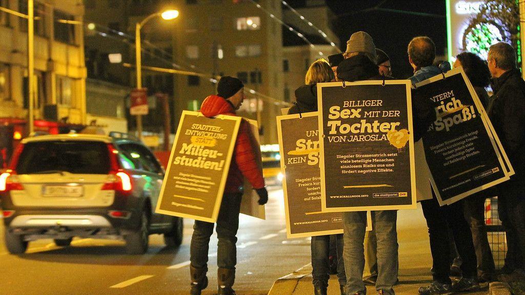 Schallmoos: Anrainer gehen gegen den Straßenstrich auf die Straße