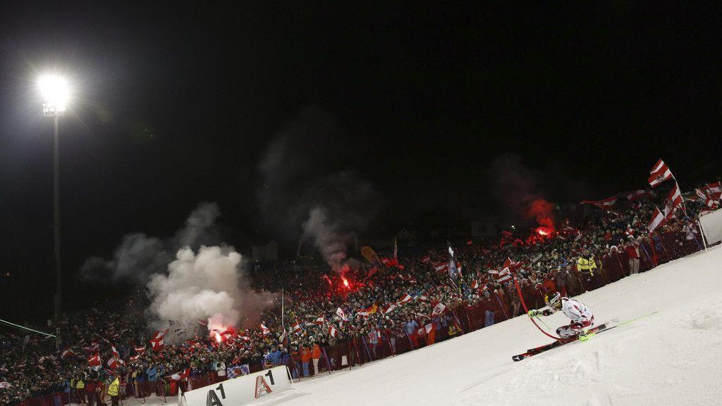 Nightrace in Schladming: So jubeln Fans und Zuschauer