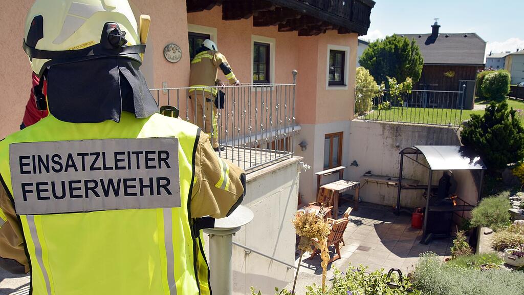 Gasflaschenbrand in Grödig