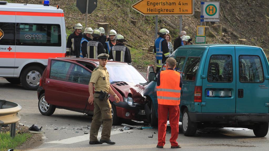 Frontalcrash in Trostberg