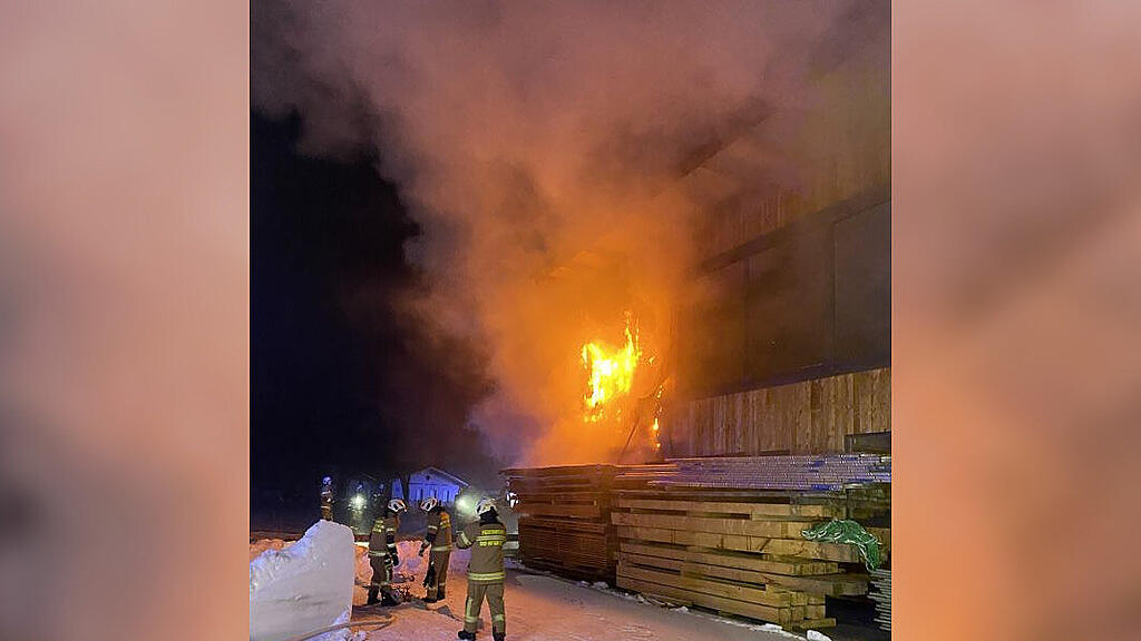 Brand Holzfirma Bad Hofgastein