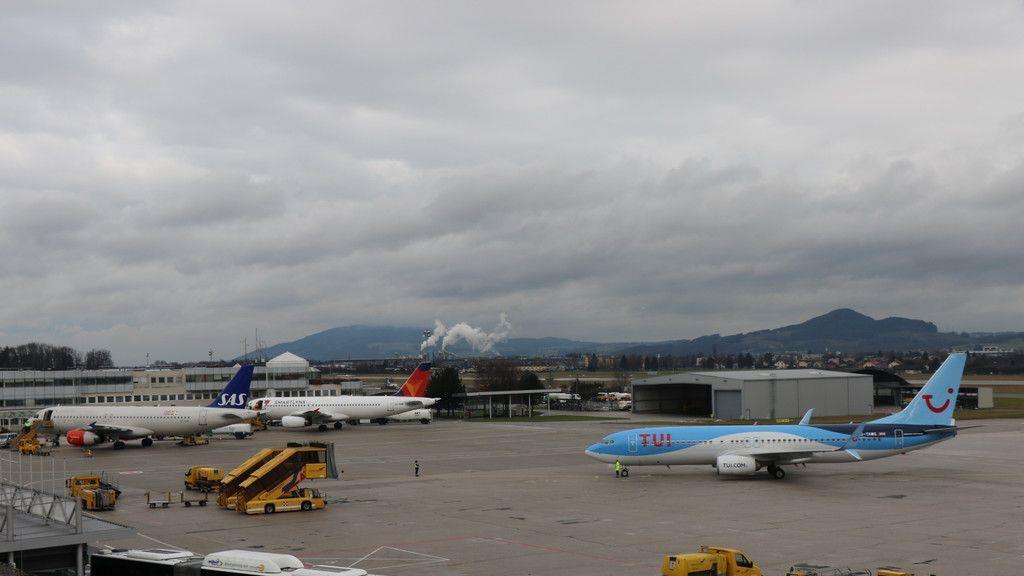 Hochbetrieb am Salzburger Flughafen