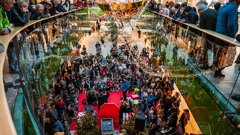 Krampus-Show im Europark