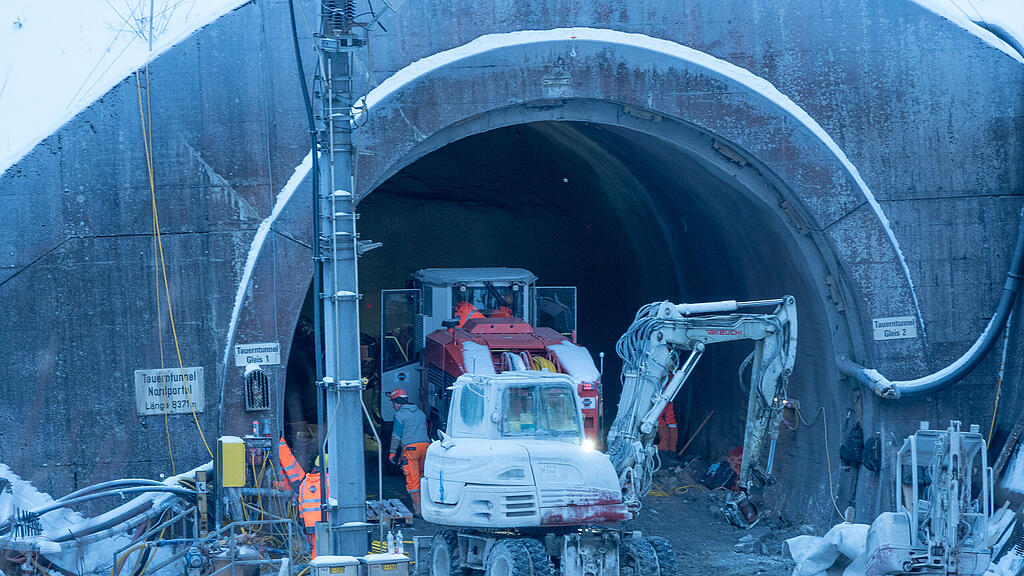 Einsturz im ÖBB-Tauerntunnel