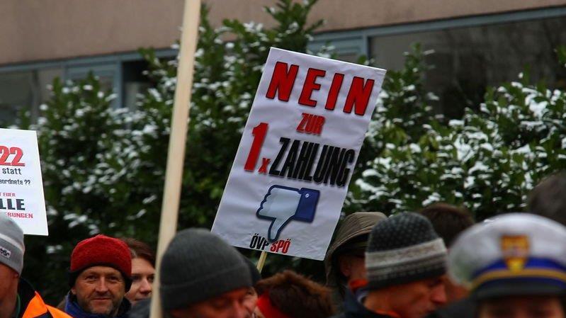 Großdemo der Beamten