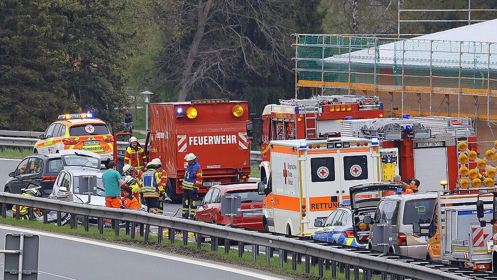 Unfall A8 Piding Geisterfahrerin