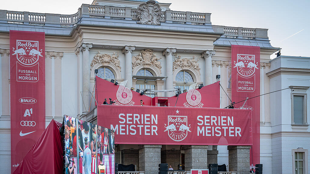 Red Bull Salzburgs Meisterfeier I
