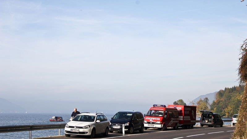 Großeinsatz am Attersee