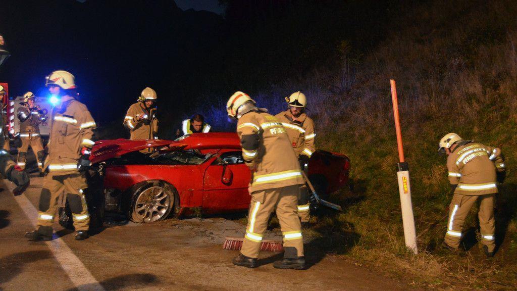 Pkw-Überschlag beim Knoten Pongau