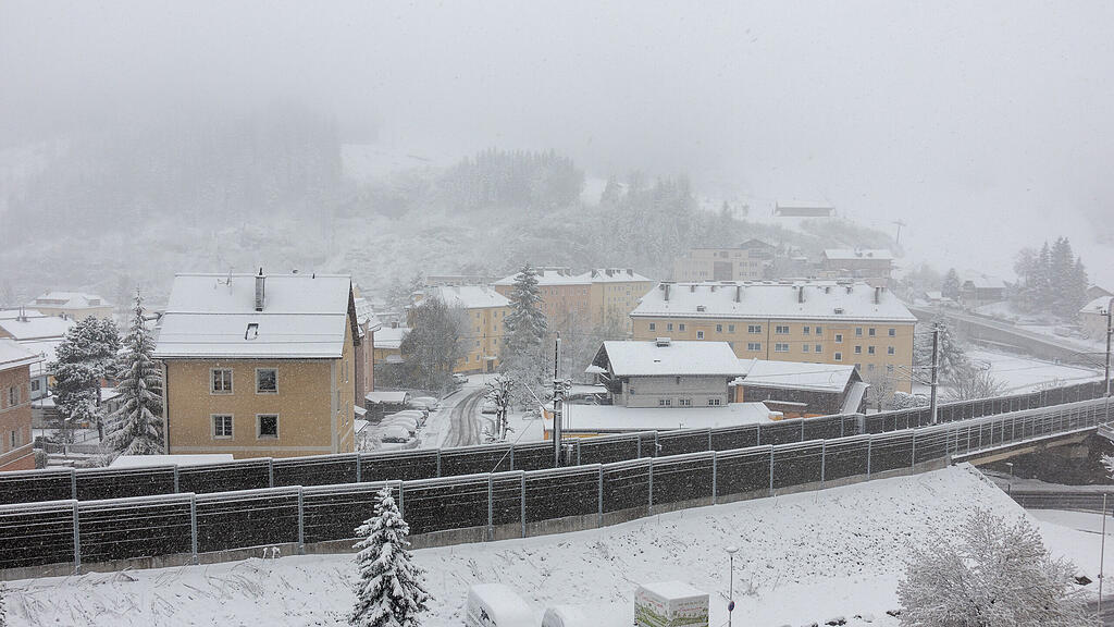 Wintereinbruch in Bad Gastein