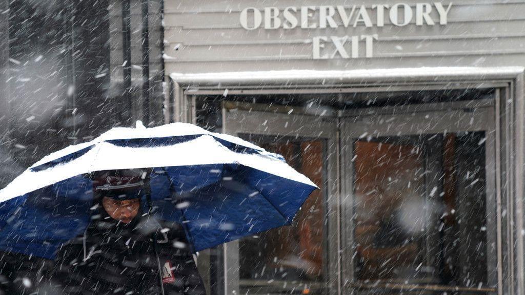 Schnee-Chaos in New York City