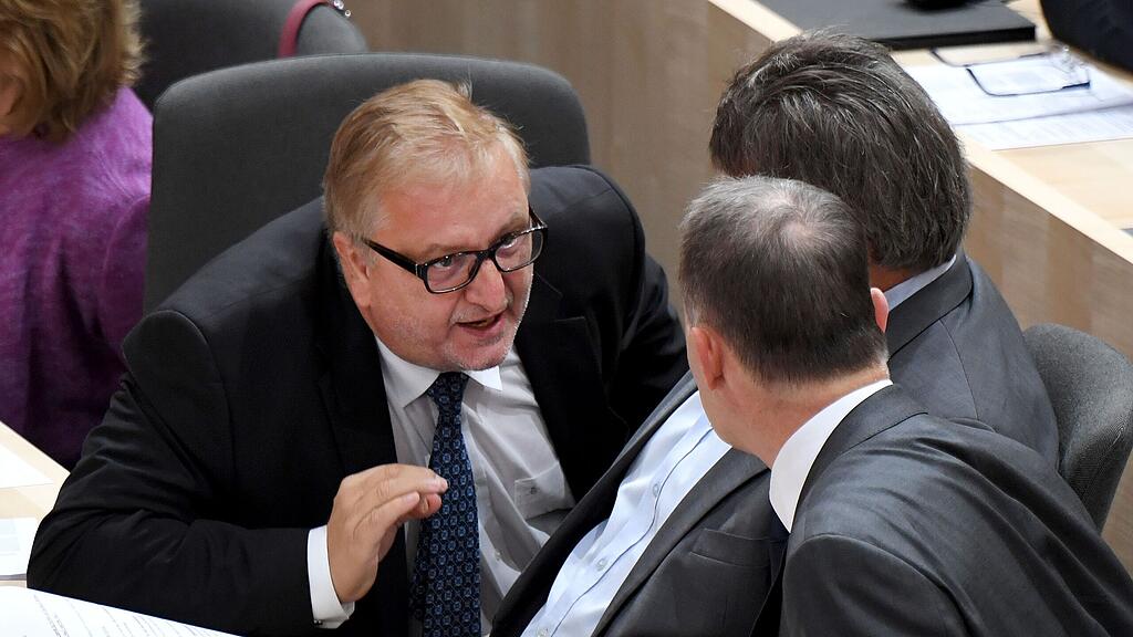 Der inzwischen suspendierte SPÖ-Mitarbeiter bestreitet laut Matznetter (links) eine Beteiligung nach Mitte August.
