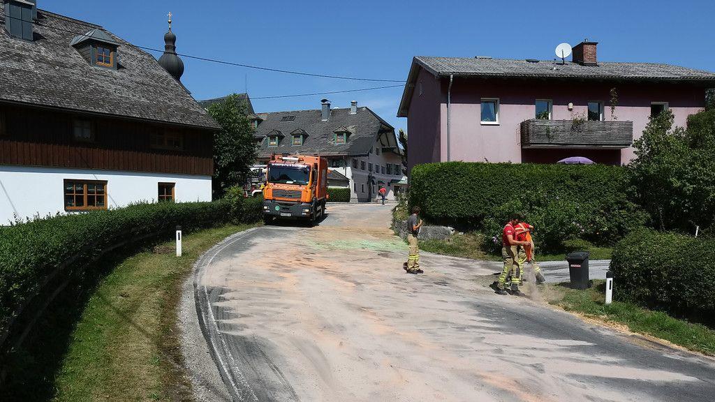 Öl-Einsatz in Grödig