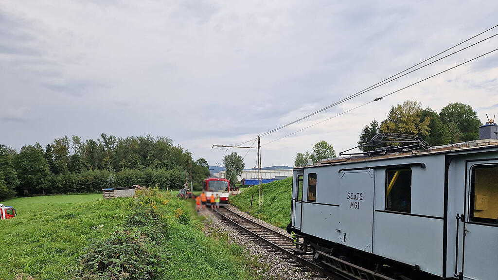 Crash Traktor Lokalbahn Bergheim