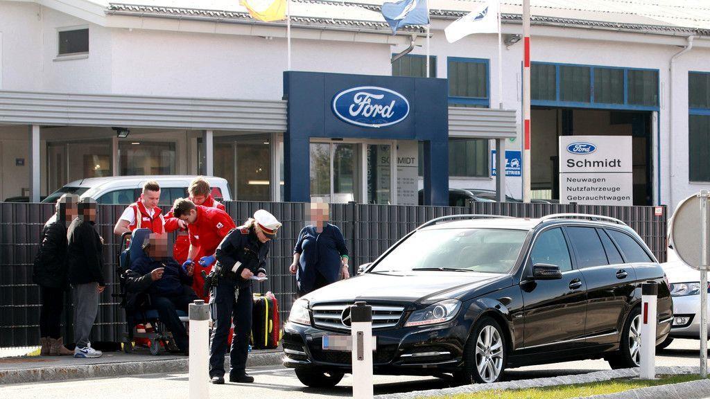 Verkehrsunfall auf der B158