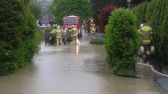 Hochwasser in Kaprun