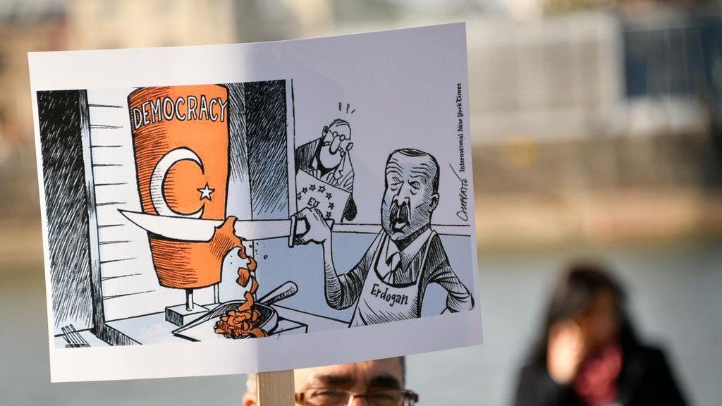 Demos gegen Erdogan in Deutschland