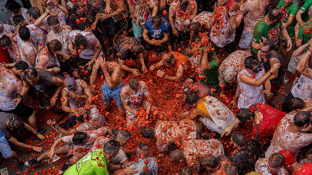 Tomatenschlacht in Valencia