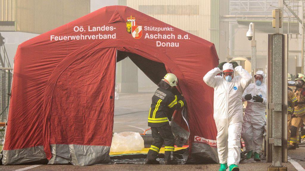 Großeinsatz bei Agrana