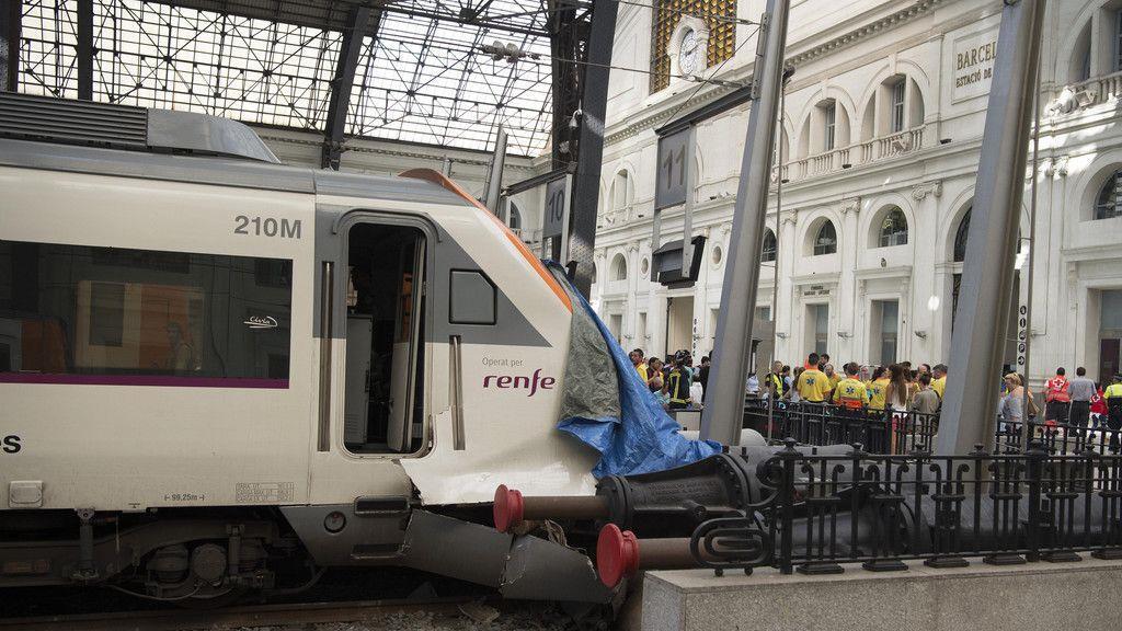 Verletzte bei Bahn-Unfall in Barcelona