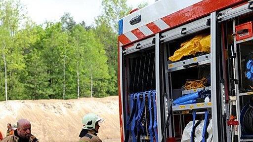 Leube: Feuerwehr im Großeinsatz