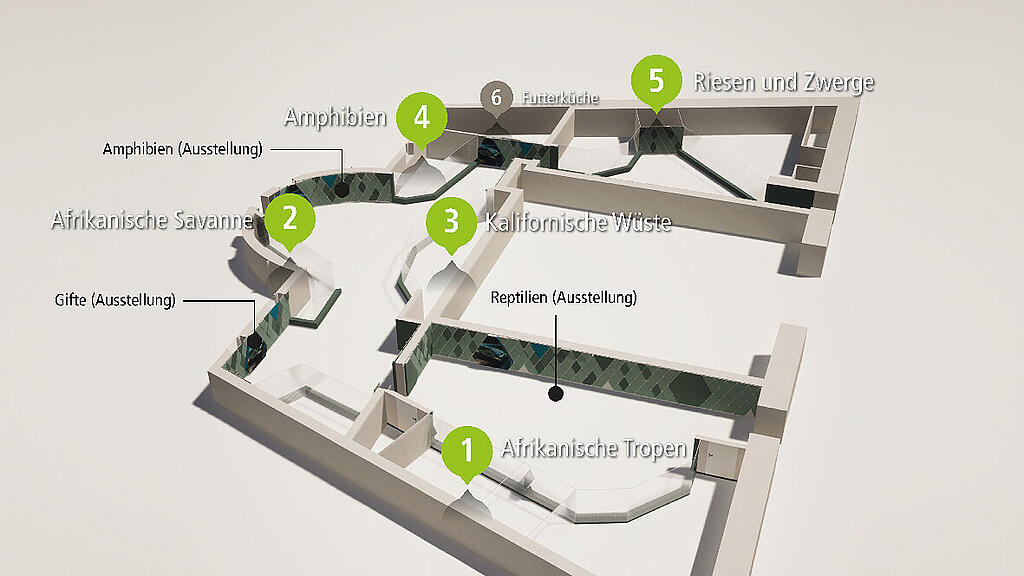 Haus der Natur, Reptilienzoo