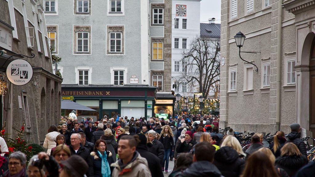 Ansturm auf Christkindlmarkt