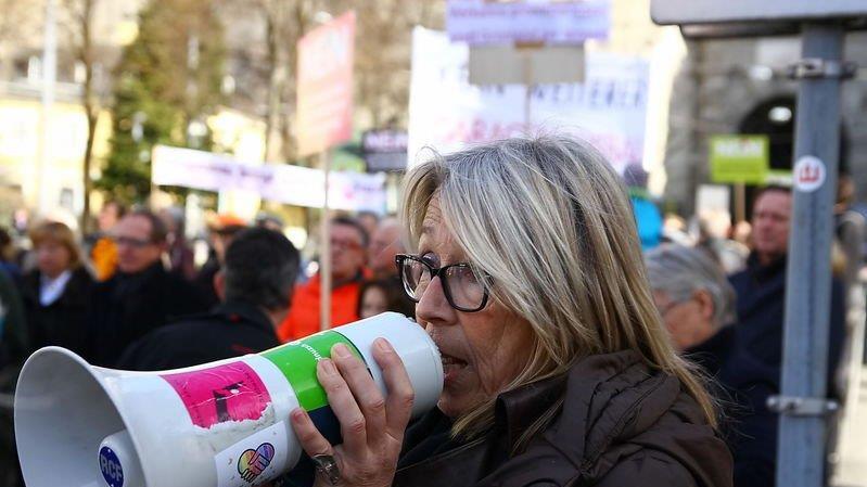 Demo gegen Mönchsberggaragen-Ausbau, I