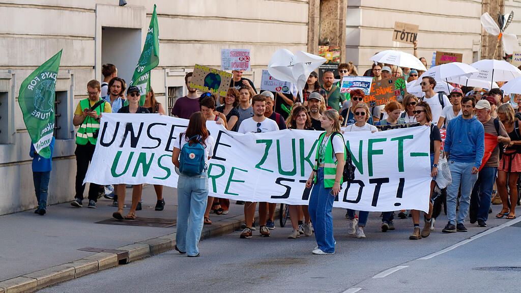 Der Weltklimastreik in Salzburg