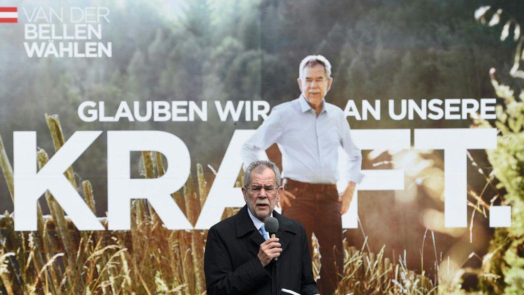 Van der Bellen startet in die Stichwahl