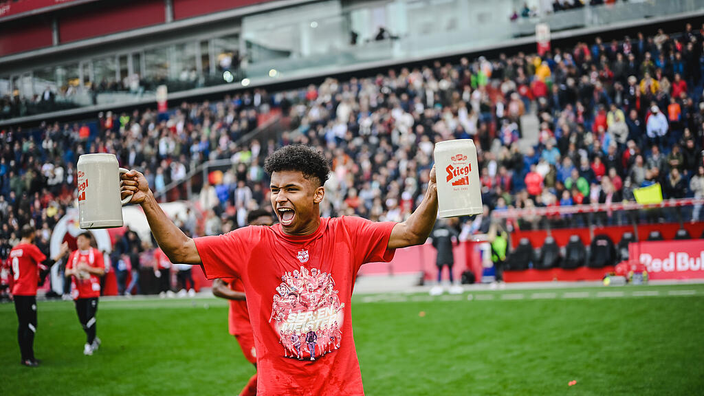 Red Bull Salzburg, Austria Wien, Feier