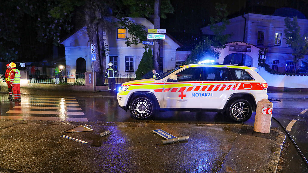 Pkw-Crash in Salzburger Neutorstraße