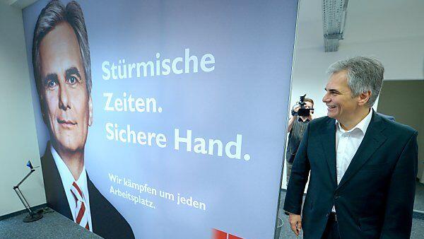 Faymann will wieder mehr als 30 Prozent
