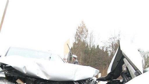Crash auf der B20
