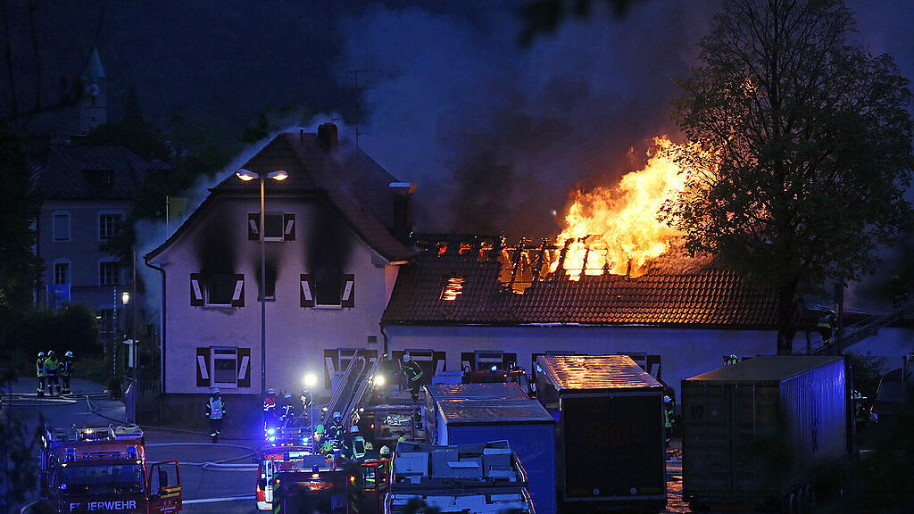 Gaststätte, Brand, Bad Reichenhall