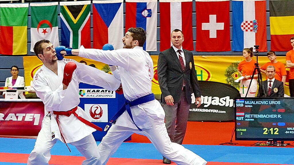 Karate-Premier-League-Turnier in Salzburg, Samstag
