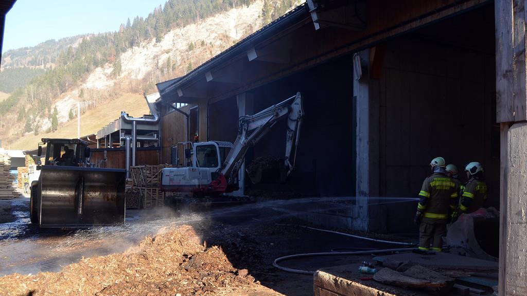 Brand im Heizwerk Großarl