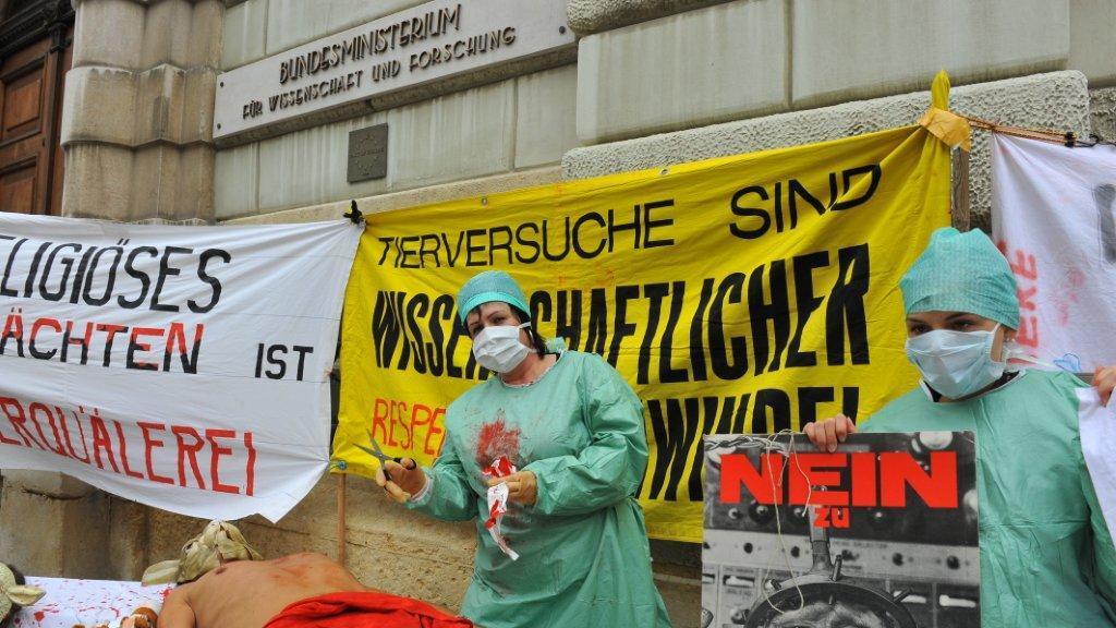 Tierschutz in die Verfassung: Protest in Wien (15.10.12)