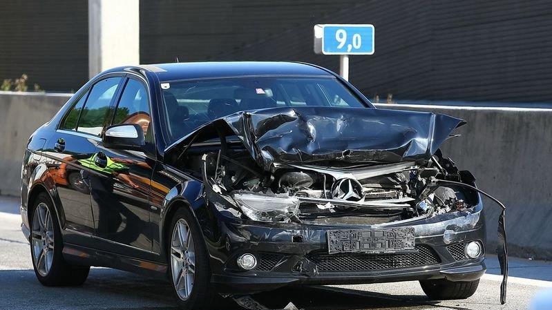 Crash auf der A10